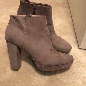 Suede Booties